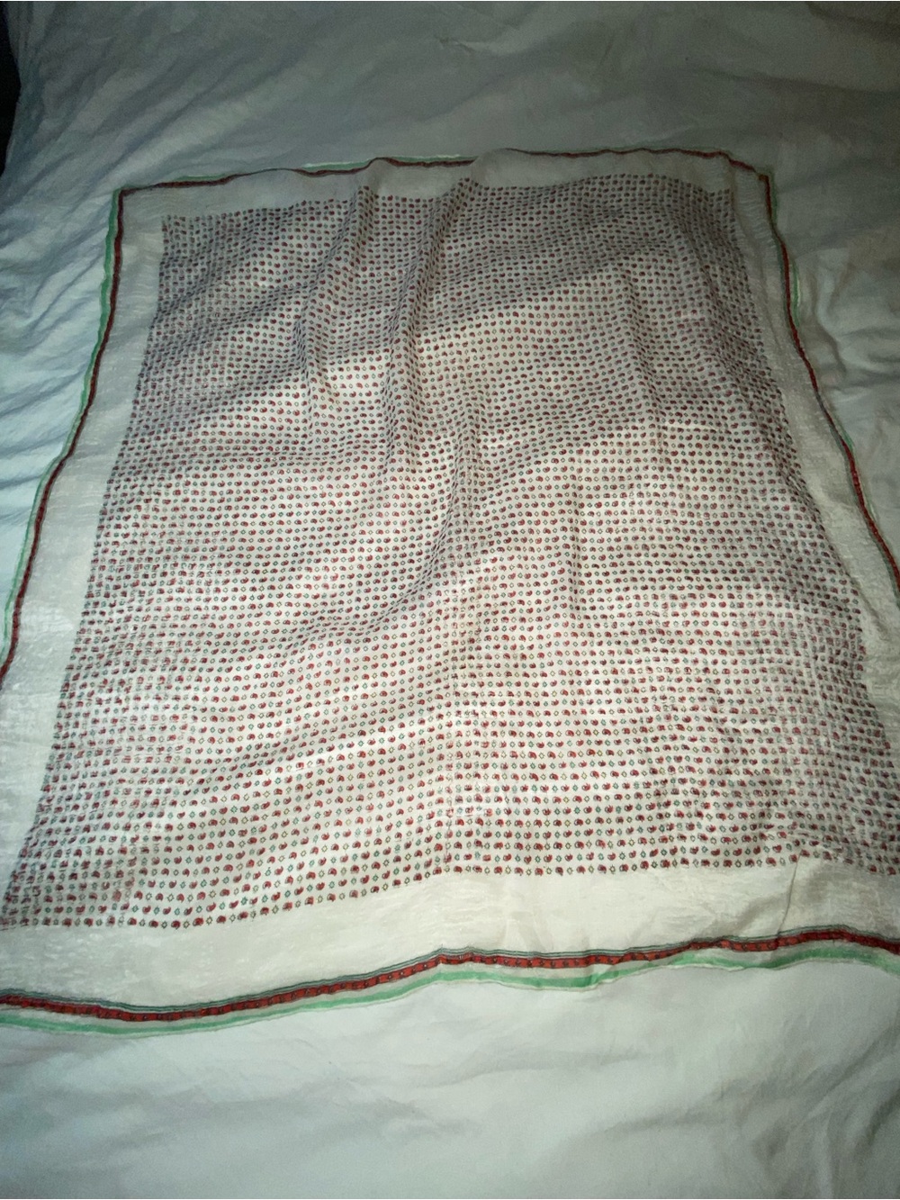 Vintage silk scarf